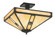 Pasadena Four Light Ceiling Mount in Mission Brown (37|PIH11OAMMB)