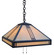 Prairie Four Light Pendant in Mission Brown (37|PH18WOMB)