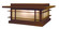 Oak Park One Light Column Mount in Mission Brown (37|OPC15WOMB)