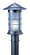Newport One Light Post Mount in Rustic Brown (37|NP9LCSRB)