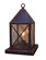 Nottingham One Light Column Mount in Mission Brown (37|NOC6CSMB)