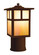 Mission One Light Post Mount in Antique Brass (37|MP5EAMAB)