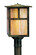 Mission One Light Post Mount in Antique Copper (37|MP10TTNAC)