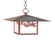 Monterey One Light Pendant in Rustic Brown (37|MH20TTNRB)