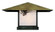 Monterey One Light Column Mount in Satin Black (37|MC30TAMBK)