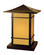 Katsura One Light Column Mount in Rustic Brown (37|KAC12TSCRRB)