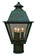 Inverness Three Light Post Mount in Rustic Brown (37|INP8MRCSRB)