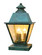 Inverness Three Light Column Mount in Verdigris Patina (37|INC8MRCSVP)