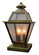 Inverness Three Light Column Mount in Verdigris Patina (37|INC8GRRMVP)