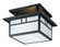 Huntington Two Light Ceiling Mount in Satin Black (37|HCM15EWOBK)