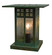 Glasgow One Light Column Mount in Antique Brass (37|GC9RECAB)