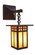 Glasgow One Light Wall Mount in Mission Brown (37|GB6LSAOFMB)