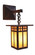 Glasgow One Light Wall Mount in Rustic Brown (37|GB6LSAMRB)