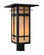 Finsbury One Light Post Mount in Satin Black (37|FIP10LOFBK)