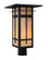 Finsbury One Light Post Mount in Pewter (37|FIP10LGWP)