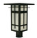 Finsbury One Light Post Mount in Pewter (37|FIP10CRP)