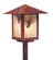 Evergreen One Light Stem Mount in Pewter (37|ESP9PFAMP)