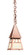 Dartmouth One Light Pendant in Raw Copper (37|DH4FRC)