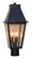 Croydon Three Light Post Mount in Rustic Brown (37|CRP8CLRRB)