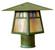 Carmel One Light Post Mount in Rustic Brown (37|CP8BOFRB)