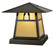 Carmel One Light Column Mount in Antique Brass (37|CC8HMAB)