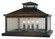 Canterbury Four Light Column Mount in Rustic Brown (37|CAC19RMRB)