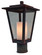 Brighton One Light Post Mount in Bronze (37|BRP8CLRCSBZ)