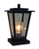 Brighton One Light Column Mount in Slate (37|BRC8CLRWHTS)