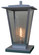 Brighton One Light Column Mount in Mission Brown (37|BRC10CLRCSMB)