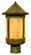 Berkeley One Light Post Mount in Verdigris Patina (37|BP8GWVP)