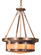 Berkeley Four Light Pendant in Mission Brown (37|BCMH20RMMB)