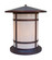 Berkeley One Light Column Mount in Mission Brown (37|BC17LWOMB)