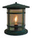 Berkeley One Light Column Mount in Rustic Brown (37|BC11LTNRB)