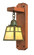 A-Line One Light Wall Mount in Rustic Brown (37|AWS1EOFRB)