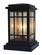 Avenue One Light Column Mount in Rustic Brown (37|AVC6OFRB)