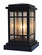 Avenue One Light Column Mount in Antique Brass (37|AVC6AMAB)