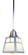 A-Line One Light Pendant in Pewter (37|ASH1ETNP)