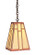 Asheville One Light Pendant in Mission Brown (37|AH8OFMB)