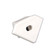 Premium Extrusions End Cap With Wire Feed Hole in White (303|PEAA45FEED)