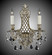 Wall Sconce Two Light Wall Sconce in Antique Silver (183|WS9452ATK10GPI)
