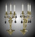 Blairsden Three Light Wall Sconce in French Gold Glossy (183|WS9086O03GST)