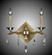 Kaya Two Light Wall Sconce in Polished Nickel (183|WS5512G38GST)