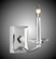 Kensington One Light Wall Sconce in Polished Nickel (183|WS538138GST)