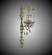 Lantern Three Light Wall Sconce in Polished Brass w/Black Inlay (183|WS2287O12GST)