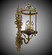 Lantern Three Light Wall Sconce in True Brass (183|WS218416GPI)