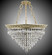 Corinthian Six Light Pendant in French Gold Glossy (183|PD8319U03G)