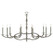 Kensington Ten Light Linear Chandelier in Pewter with Polished Nickel (183|IL534737G38GST)