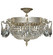Valencia Eight Light Flush Mount in Polished Brass w/Umber Inlay (183|FM8012P01G)