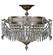 Valencia Three Light Flush Mount in Polished Brass w/Umber Inlay (183|FM8011P01G)