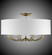 Kensington Eight Light Flush Mount in Polished Nickel (183|FM543738GSTGL)